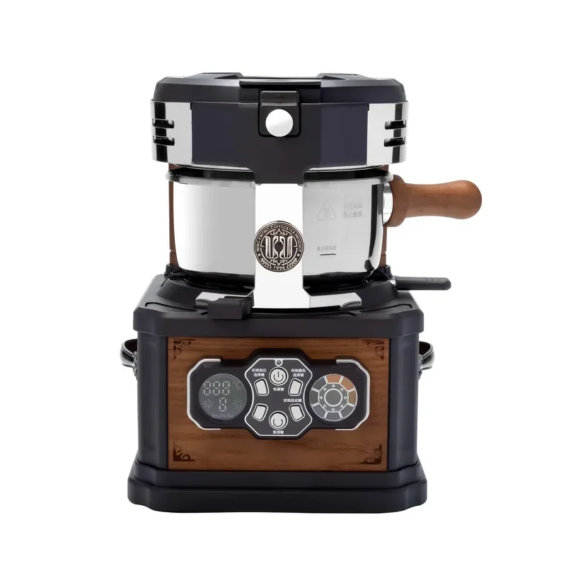 Electric Home Coffee Roaster for Fresh Daily Beans Quiet Smokeless Operation with Visible Roasting Chamber