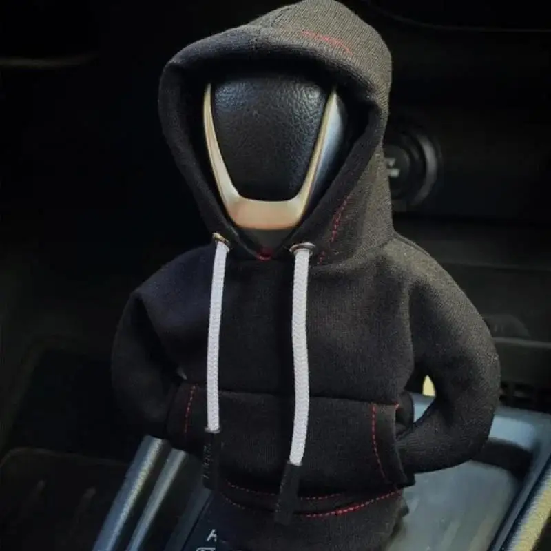 New Universal Hoodie Car Gear Car Shift Lever Cover Change Lever Sweatshirt Gearshift Cover Hoodie Gear Knob Sweater Car Decor
