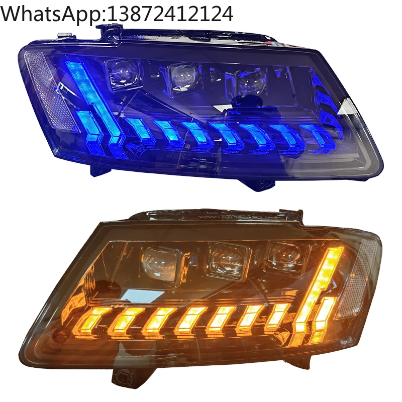 

YU GUANG for Audi Q5 8R LED Headlights Upgrade Head Lamp Light 2009 2010 2011 2012 2018 3 Lens Projectors Headlight DRL Emark He