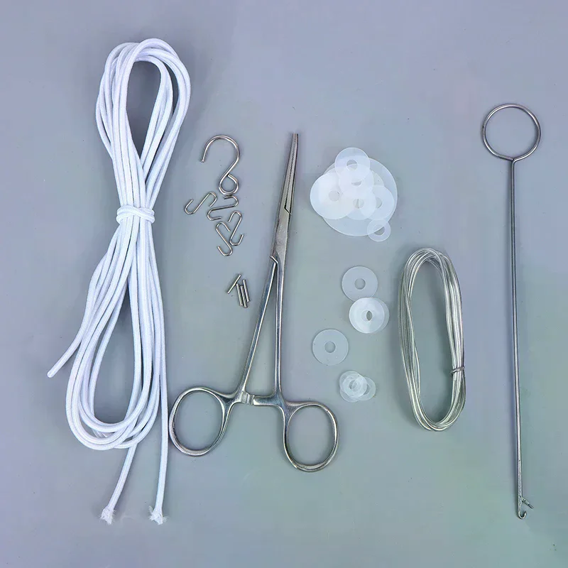 /GJ/DD Doll Accessories String Pliers S Hook Aluminum Wire Rubber Band Gasket Daily Maintenance Tool 1/6