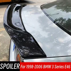 For 1998-2006 BMW 3 Series E46 4 Door Bodykit Rear Trunk Lid Boot Ducktail Lip Spoiler Wings Car Exterior Tuning Accessories