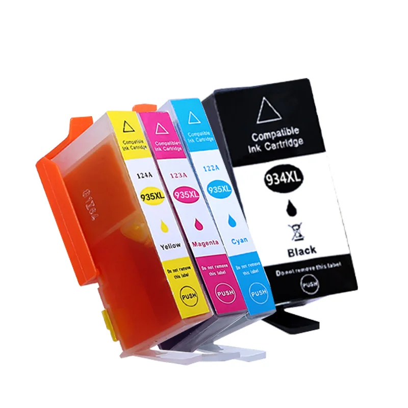 خرطوشة حبر متوافقة 934 935 934XL 935XL لخرطوشة حبر HP OfficeJet Pro 6230 6820 6830 6815 6835 6812 للطابعات