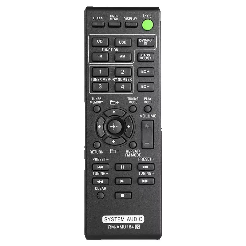 RM-AMU184 Remote Control Compatible With Sony Mini Hi-Fi System MHC-ECL5 SS-ECL5 HCD-ECL5 MHCECL5 SSECL5 HCDECL5