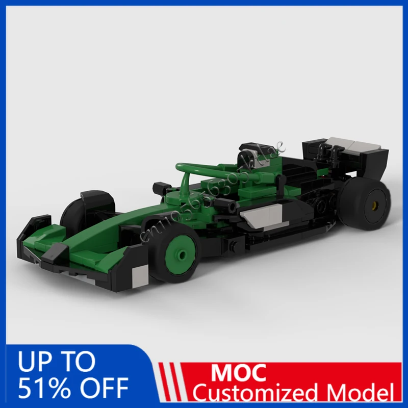 

211 деталей, конструктор Moc Technology C45, гоночная модель, скоростной автомобиль, креативные кирпичики, игрушки для детей и взрослых, популярные подарки на день рождения