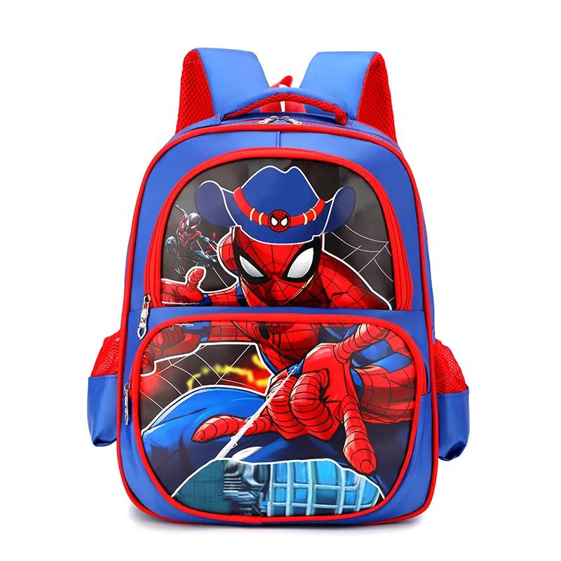 

New Style Marvel Hero Spider-man Cartoon Schoolbag Grade 3-5 Lightweight Large Capacity Children Waterproof Nylon Shoulder Bag