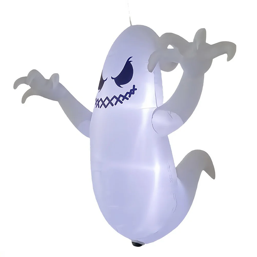 For Halloween Parties Lighted Yard Figure LED Hanging Specter For Halloween Ambiance Sturdy Polyester Material
