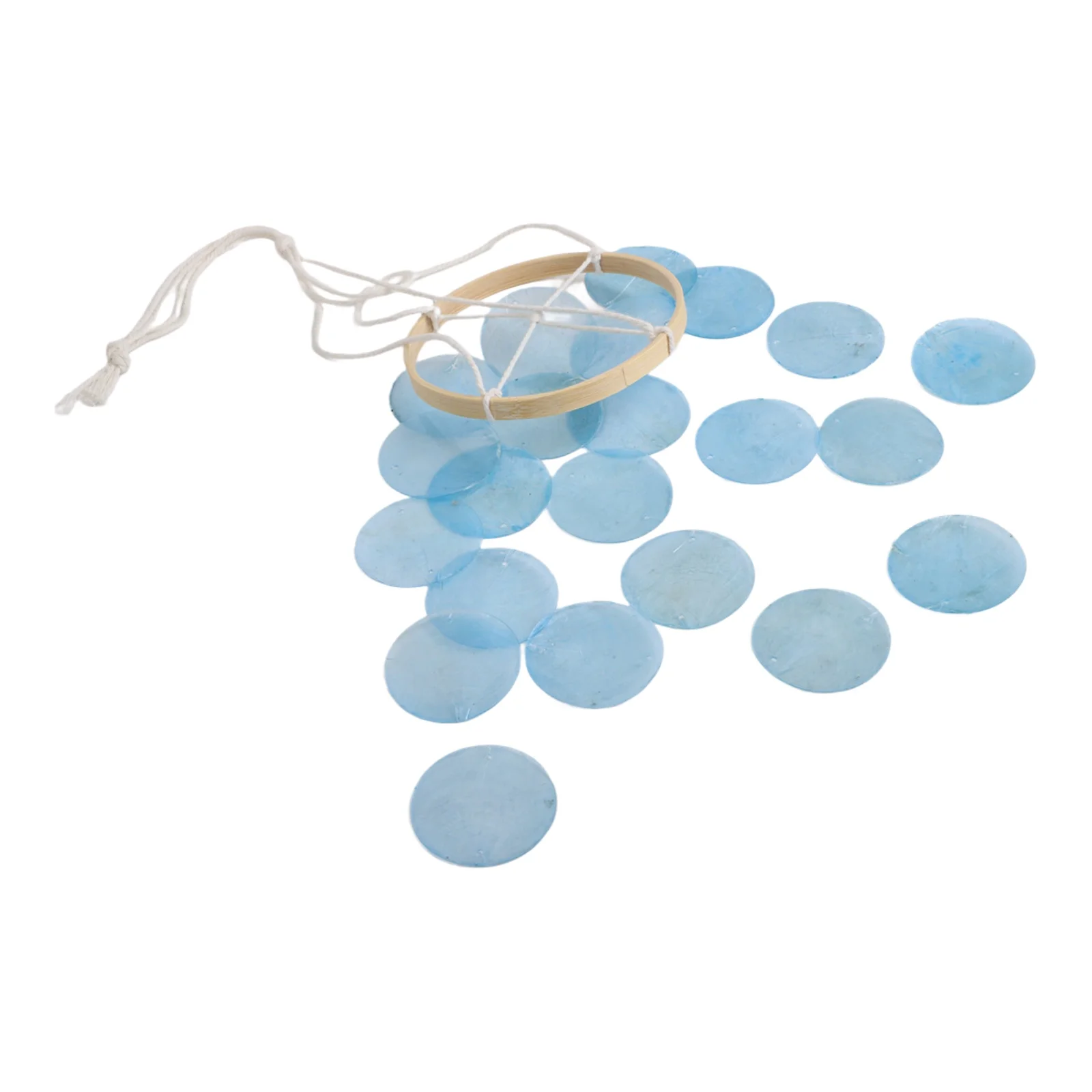 1 Pack Shell Wind Chimes for Garden and Patio Hanging Decoration with Pleasant Soothing Melody and Artistic Flair