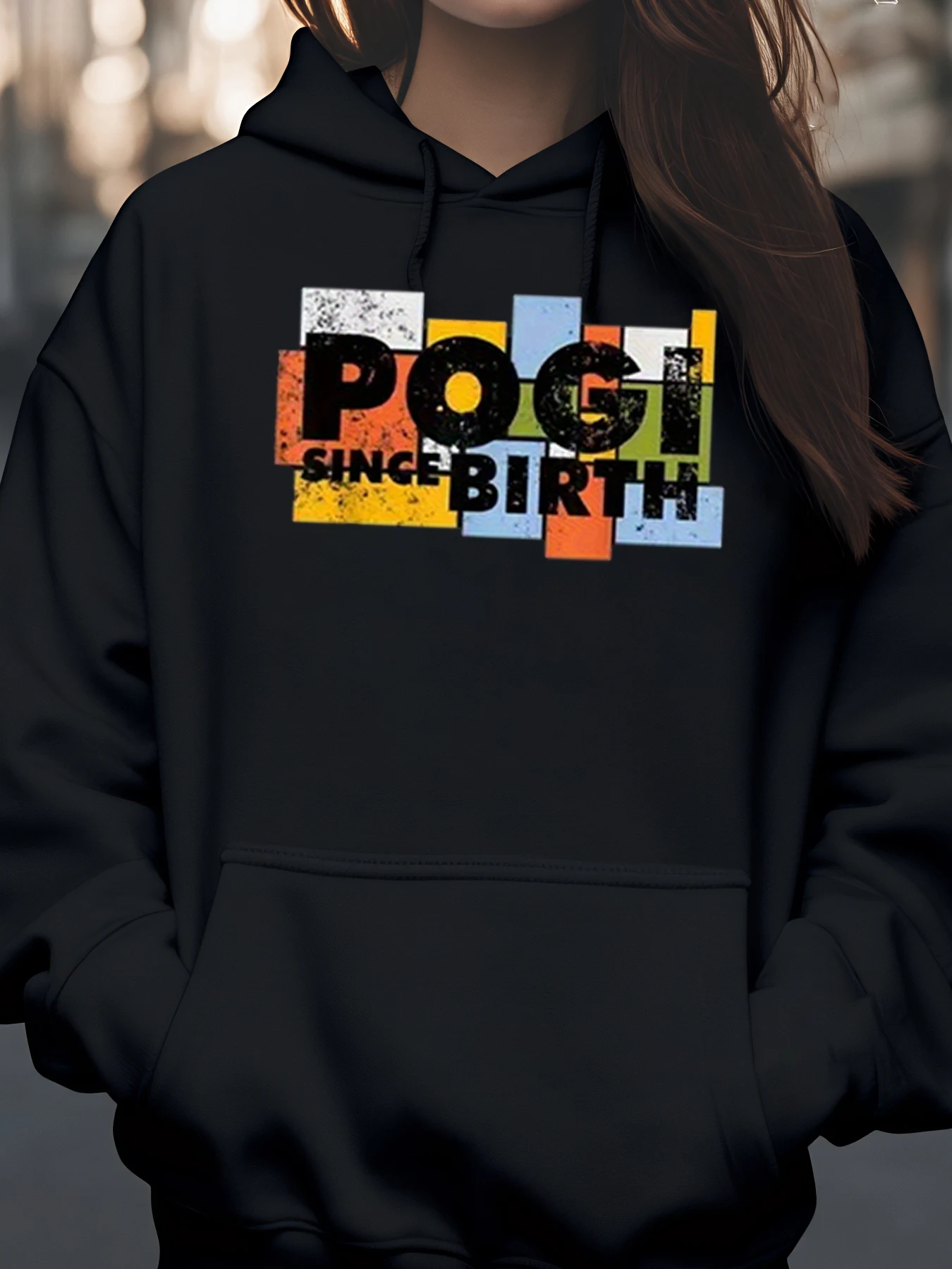 

Поги с рождения, толстовка с графическим принтом, повседневная уличная одежда, модная одежда унисекс для повседневной одежды