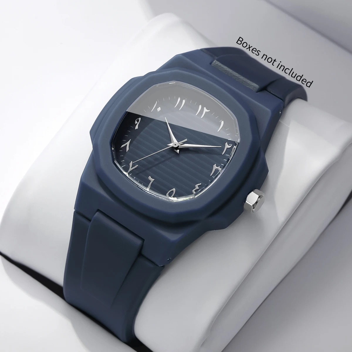 Casual Silicone Band Men Sports Watches Fashion Square Women Quartz Watch Unisex Wristwatches Relogio Feminino（Without Box）