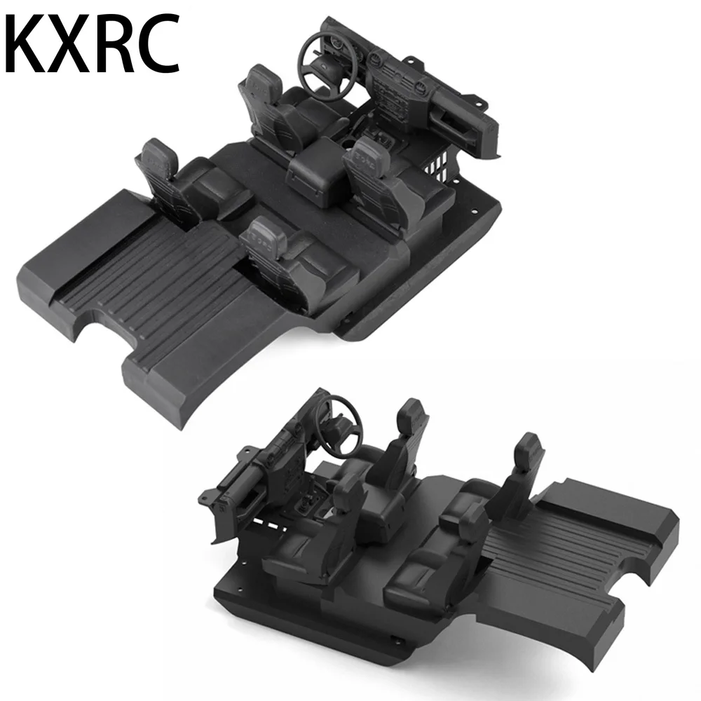 

TRX4M Simulated Cockpit Central Control Seat Interior Accessories for 1/18 RC Crawler Car Traxxas TRX-4M Defender Upgrade Parts