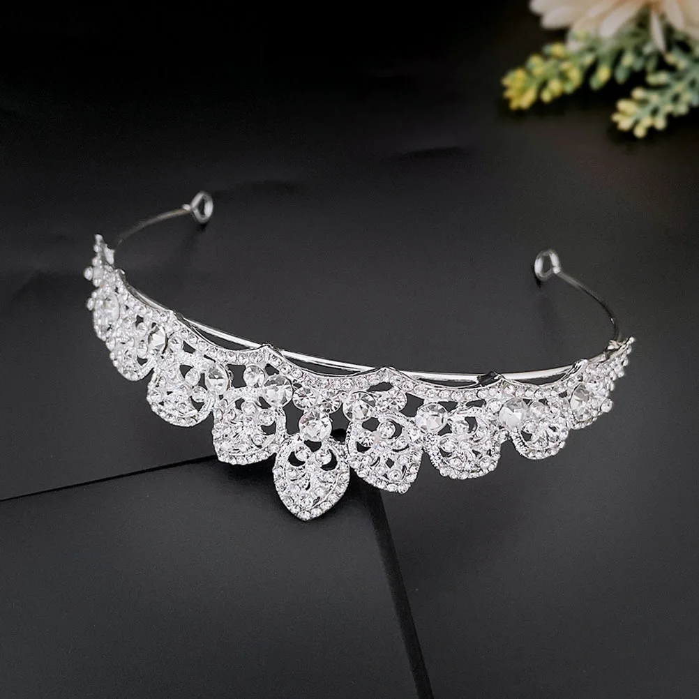 أنيقة العروس تيارا غطاء الرأس حجر الراين تصميم حفل زفاف ديكور رائعة الزفاف أغطية الرأس تيارا غطاء الرأس الرومانسي