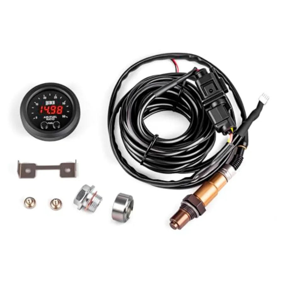 

New Upgrade Digital Wideband Air/Fuel Ratio AFR Gauge - 2" 52mm with LSU4.9 Sensor - Wideband UEGO AFR O2 Oxygen Sensor Control
