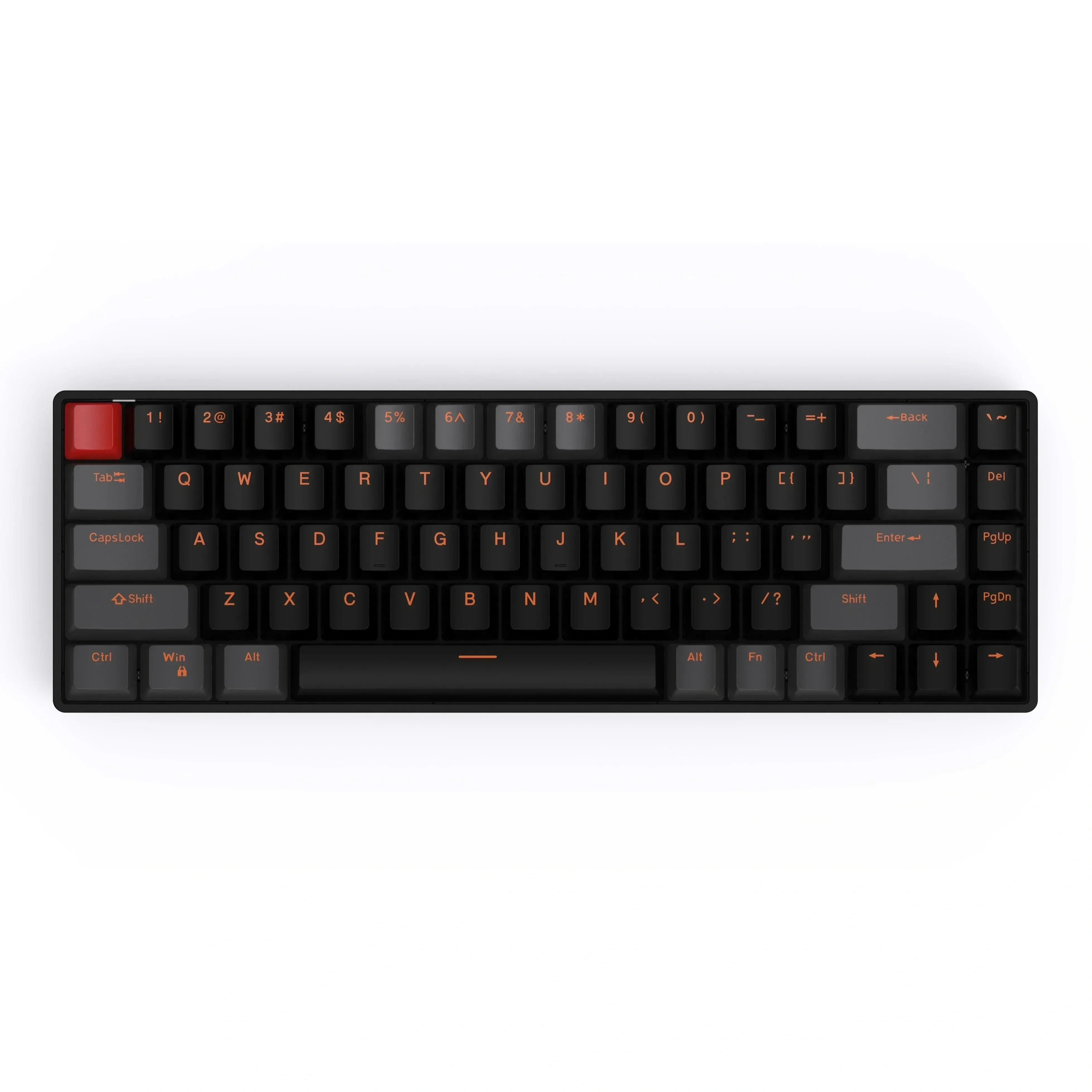 Imagem -03 - Interruptor Magnético Teclado Gamer com Fio 68 Teclas Hot Swap Teclados Mecânicos Quick Trigger Rgb Fps Gaming Keyboard Teamwolf-raven68