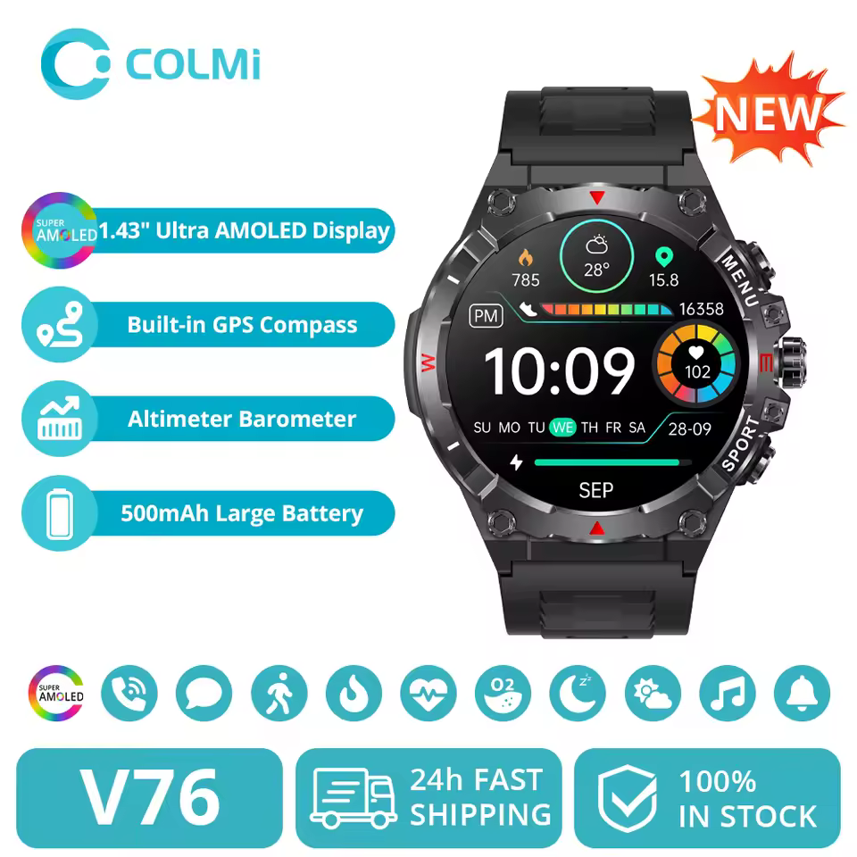 v76 gps smartwatch 1.43 