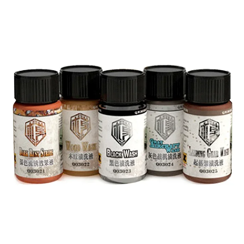 

QW-Model Weathering Series, 40 мл, без запаха, эмаль, тоньше, эффект ржавчины, полоска для мытья для военной модели, инструменты для хобби, сделай сам