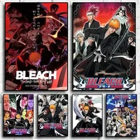 Bleach Japan New Cartoon Anime Characters Comic Art Aesthetic Canvas Painting Poster Wall Art Picture Room Decoration