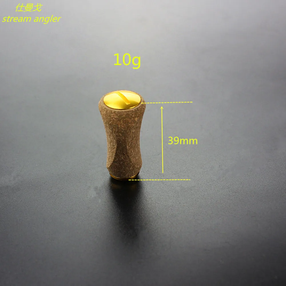Cork Wood Knob Soft Lumber Baitcast Fishing Reel Accessories Suitable For D S Black And Gold Lid 10g