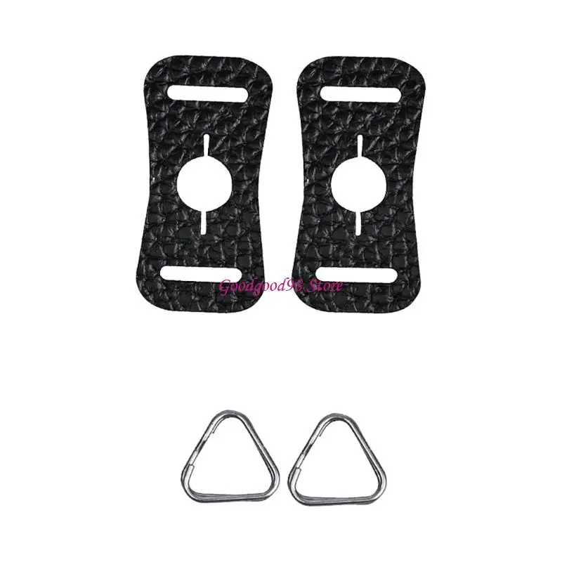 

Stainless Steel Camera Belt Adapter Set with Leather Pad for DSLR Camera