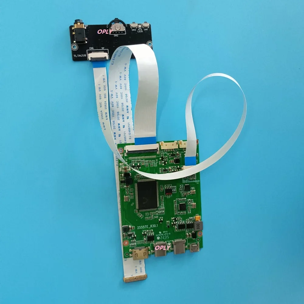 

Плата контроллера EDP 2K Micro USB Mini HDMI, совместимая с NV140FHM-N49 V8.5 NV140FHM-N4A NV140FHM-N4B 1920X1080 Type-c LCD LED
