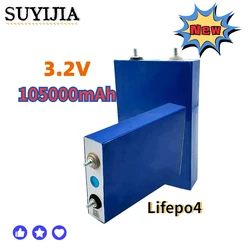 Lifepo4 3.2V 105AH cella ricaricabile LithiumIron fosfato yacht a celle ad alta potenza carrelli da Golf carrelli elevatori celle solari Audio esterno