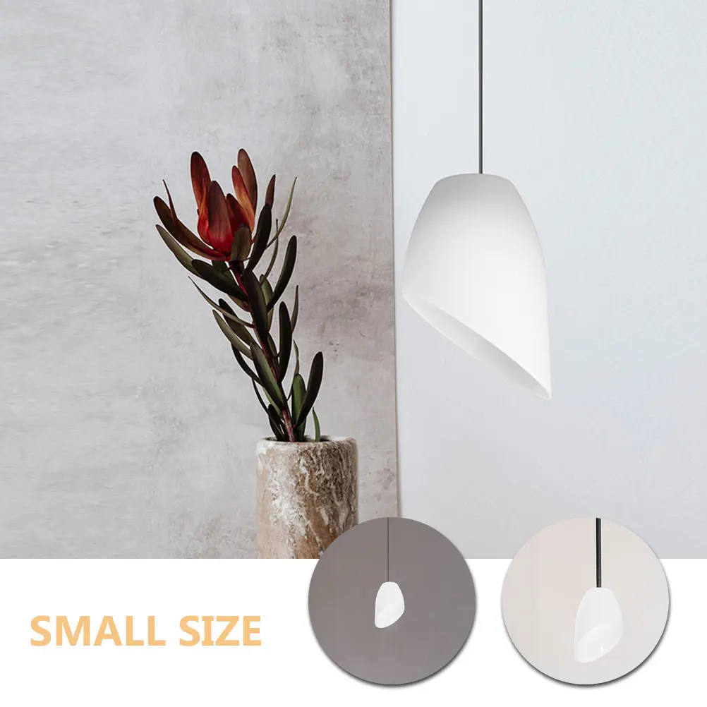 

Horseshoe Lampshade 35mm Hole White Plastic Retro Drum Shade for Wall Ceiling Lamp Compatibility Lighting Accessories