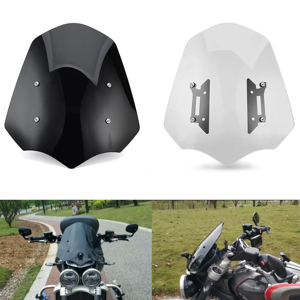

Motorcycle Windscreen Windshield Wind Deflector For Triumph Rocket 3 3R GT 2020 2021 2022 2023