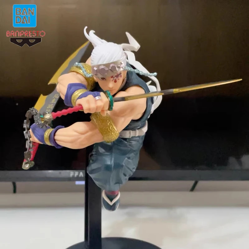 

Оригинальные Bandai Banpresto Blade of Demon Destruction Vibration Stars Uzui Tengen Tokitou Muichirou, аниме-фигурки, модель