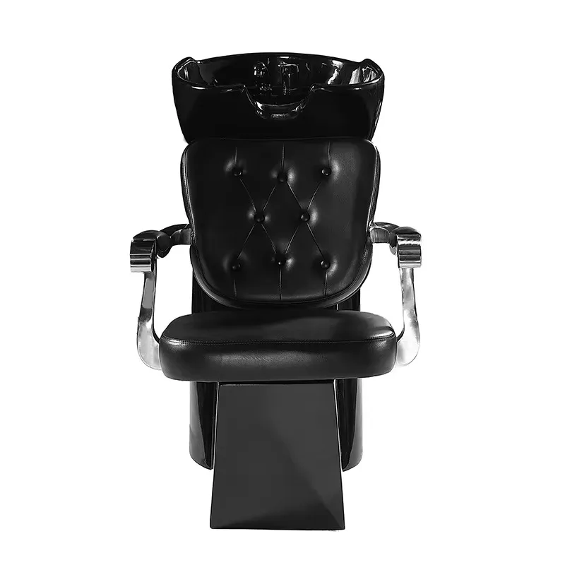 Shampoo Bowl and Chair Hair Salon Furniture / Salon Gold Shampoo /chair Shampoo Chair Backwash Unit