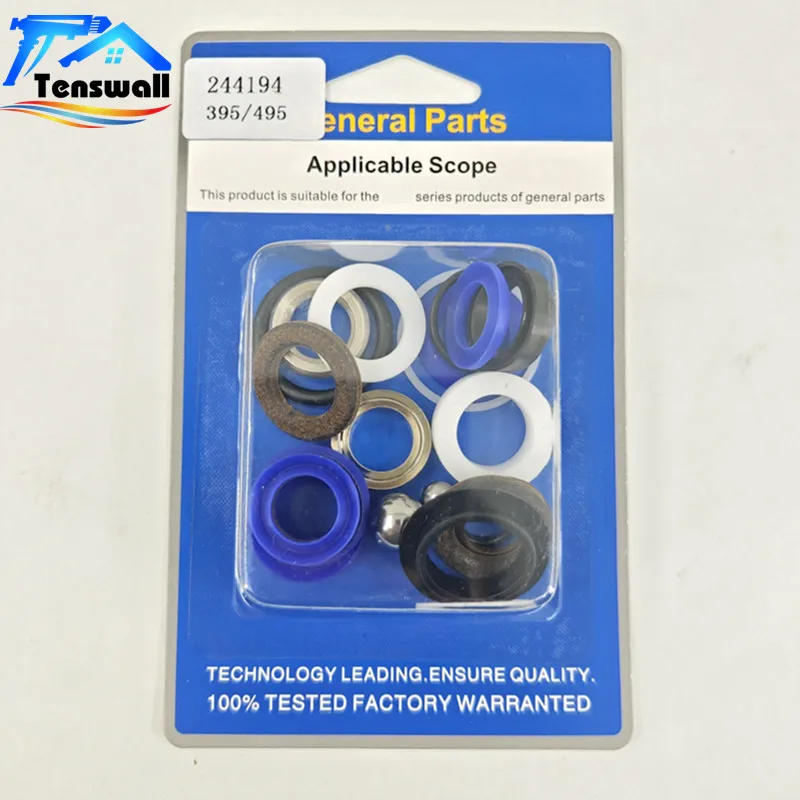 Airless spray paint machine pump repair seal repair kit 395 495（244194）595 695 700(248212)1095（248213）7900(249123)