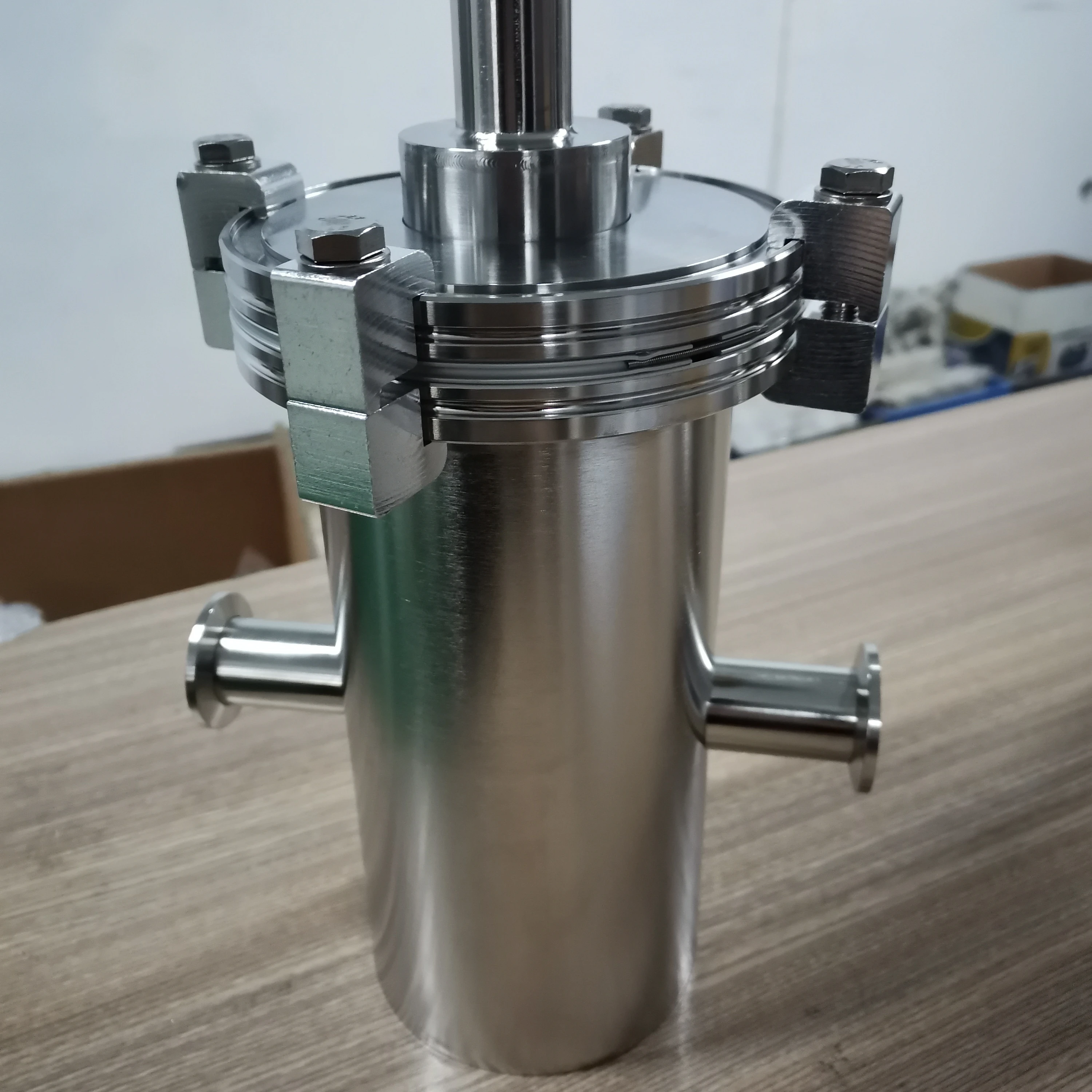 

Customized Stainless Steel Cold Trap In-line Cold Trap for Vacuum Pump Vacuum Components