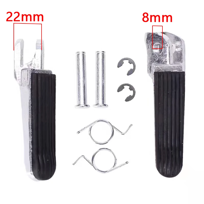 Front/Rear Footrest Motorcycle Foot Rests Pedal For Honda CBR250/400 Stage 17/19/22/23/29 MC250 NC400