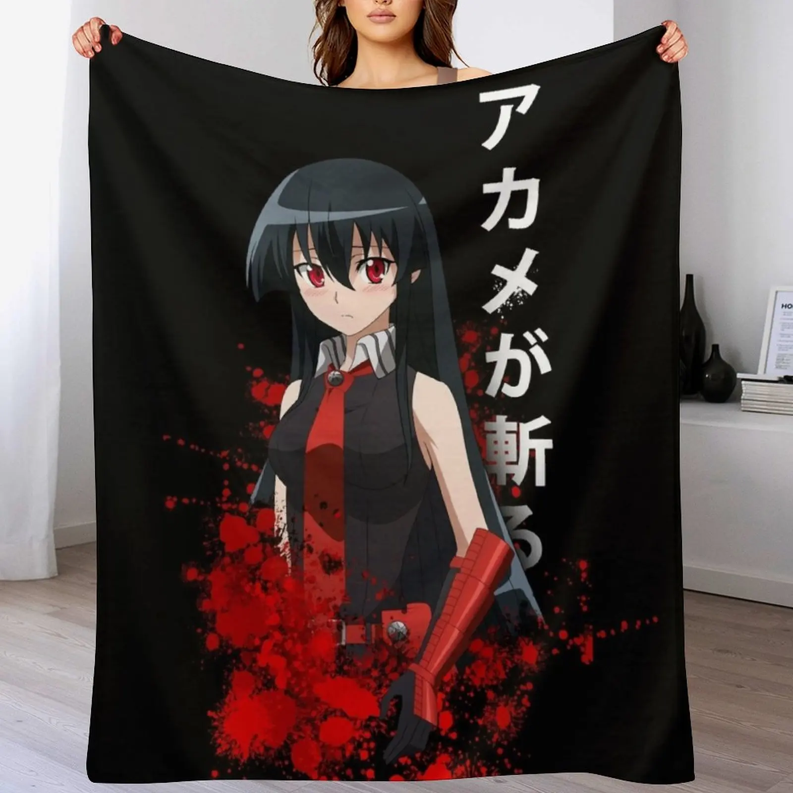 Akame ga kill Throw Blanket Decorative Throw valentine gift ideas Blankets