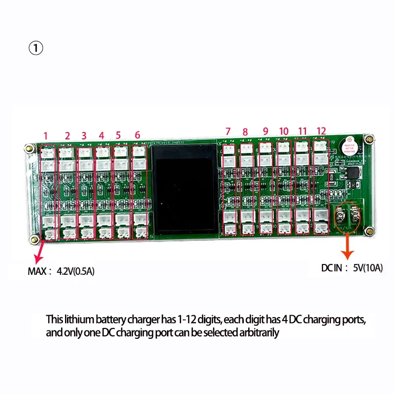 インテリジェントリチウム電池充電器モジュール,5v,10a