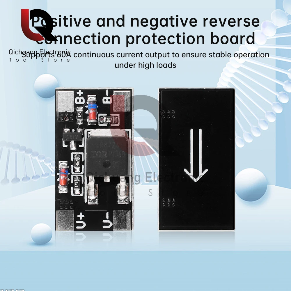 12A แบตเตอรี่ตัวเก็บประจุบวกลบย้อนกลับการเชื่อมต่อป้องกัน Anti-ย้อนกลับการเชื่อมต่อโมดูล 3 V-28 V