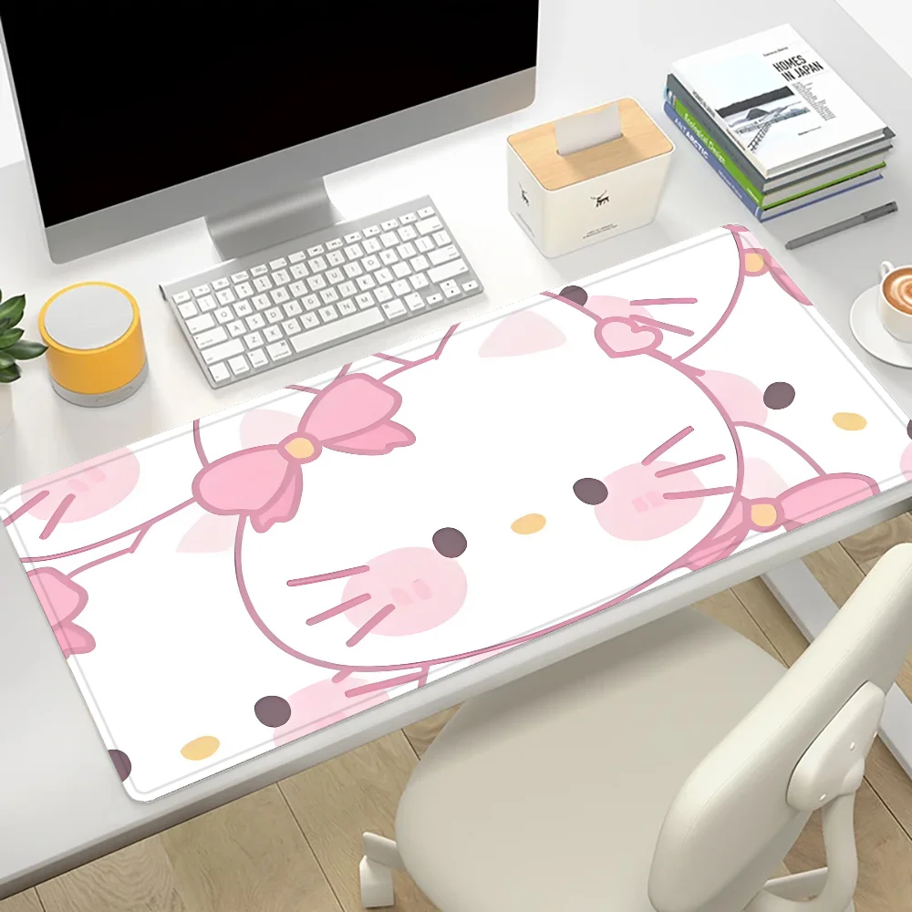 S-Sanrio Cute Hello K-Kitty Mousepad Mousepad New Arrivals Large Gaming Mousepad L XL XXL Gamer Mouse Pad Size For Keyboards Mat