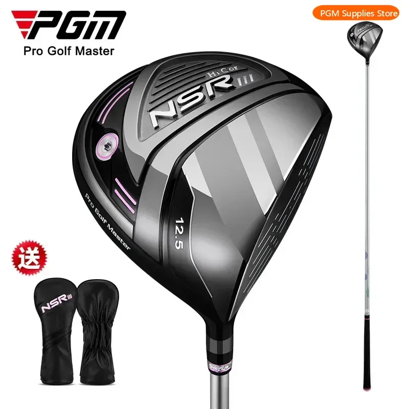 Club de golf PGM pour femmes, club de golf en bois n°1, club en titane n°1, club en carbone, rebond élevé, centre de gravité bas.