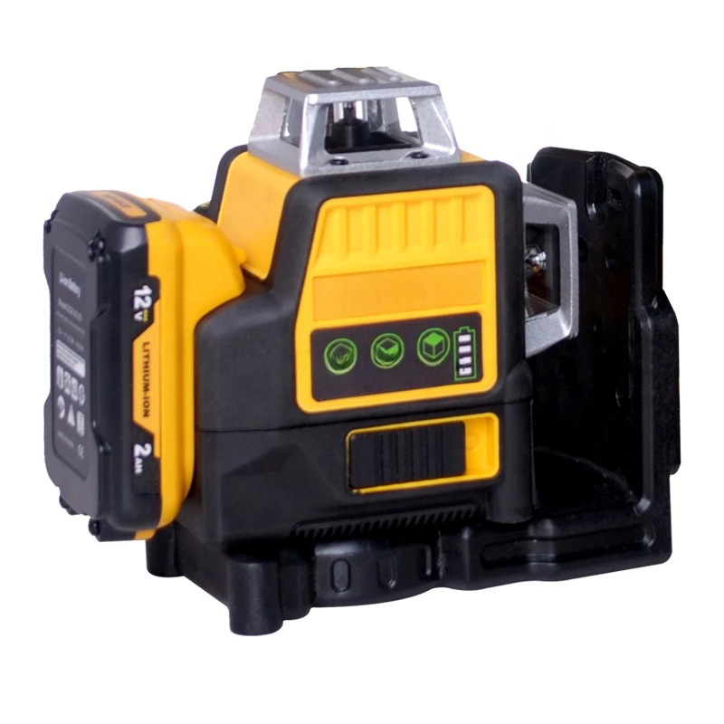 High Quality 4D 3d 12lines 16 Lines Green Line Laser Level for Ground Leveling with Magnetic Support with Remote Control