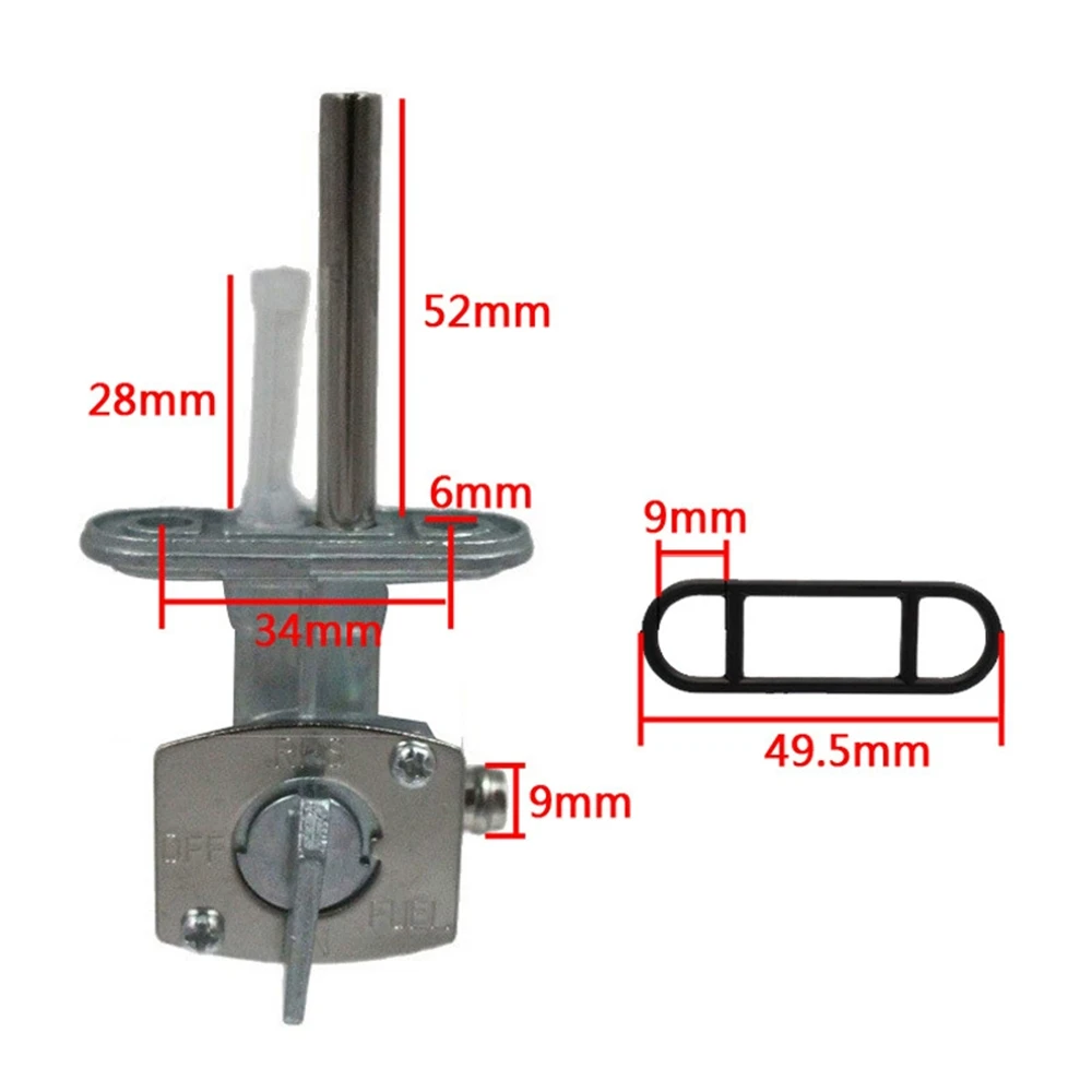 

Fuel Gas On Off Petcock Valve Fuel Oil Switch 2001-2005 for Yamaha Raptor 660R YFM660R Accessories