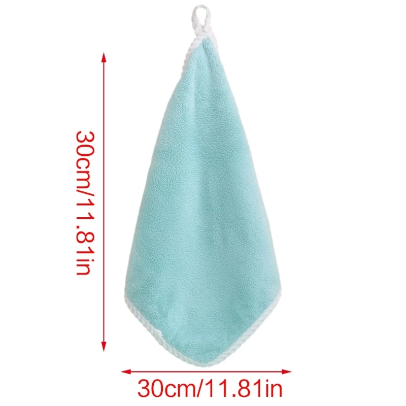 Kids Coral Fleece Towel Soft Burp Cloth Toddler Breathable Thickened Wash Cloth