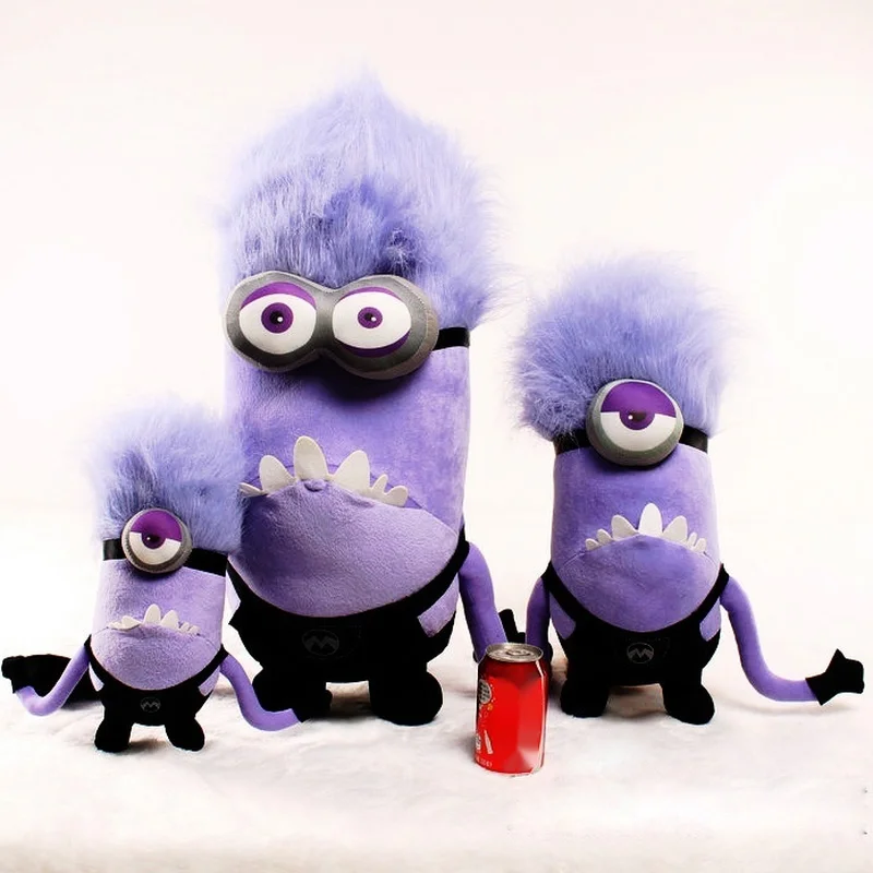 

Despicable Me Purple Minion Plush Toy Stuffed Animal Steampunk Style Cuddly Doll Pillow Small Purple Guy Movie Tv Cartoon