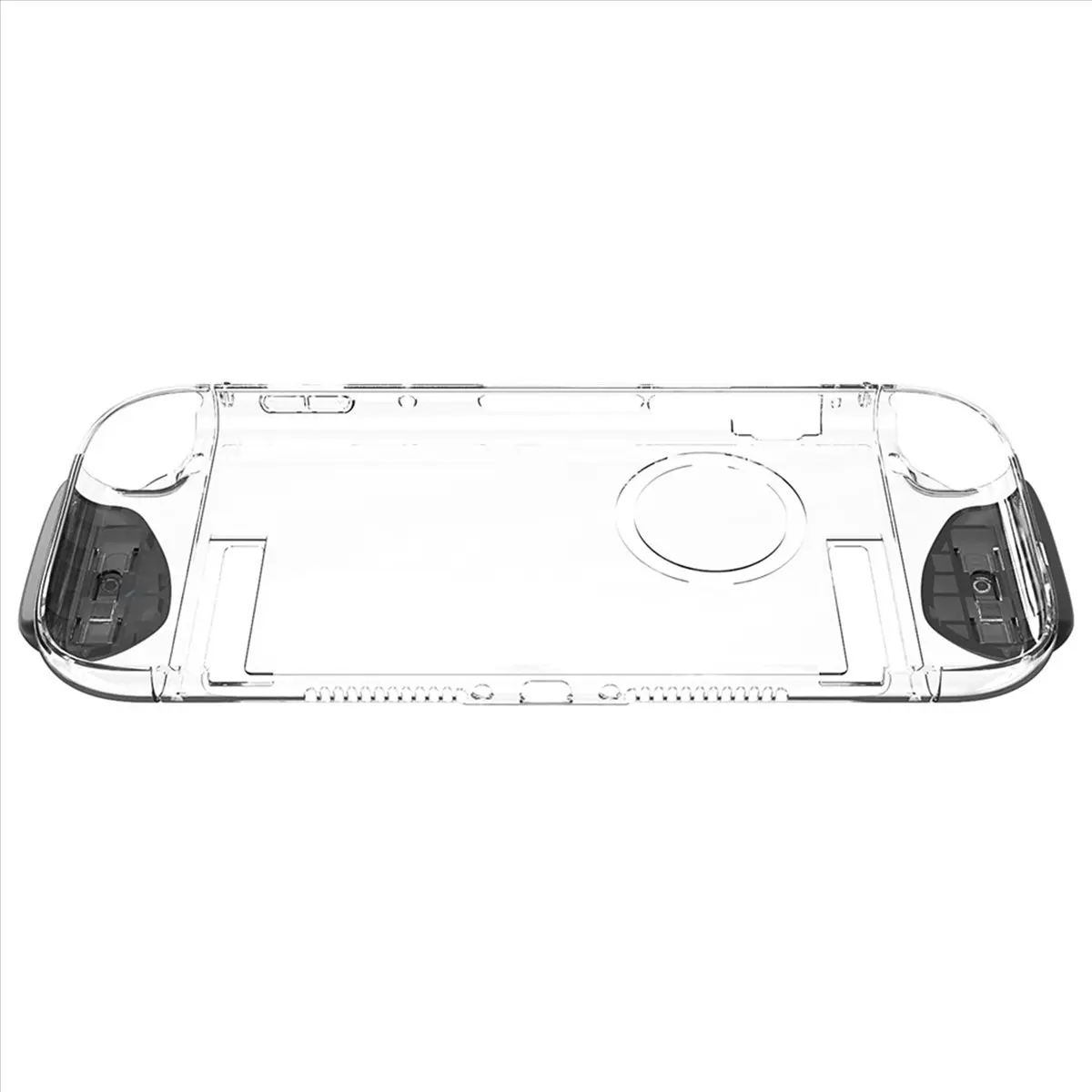 618 Mega Sale-Transparent Shell+Grip Case Kit for Switch2 Game Console Ergonomic Grip Protector Case Shell Cover with Replace Gr