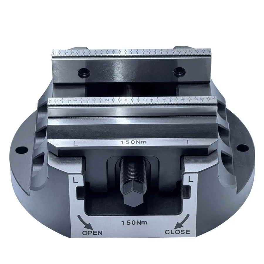 5-Axis 4-Axis Vise Diameter 250 Self-centering Vise, Precision CNC5-Axis Clamp