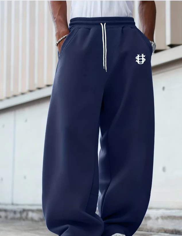 American Knife Street Men's/Kids Printed Wide-leg Pants, US Dollar Logo Sports Long Pants, Cool and Trendy Autumn Men's Gifts
