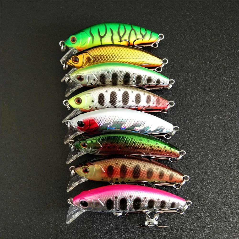 1pc 5cm 5g Sinking Minnow Fishing Lure Artificial Trout Ajing Stream Lake Jerkbait Rockfishing Hard Baits