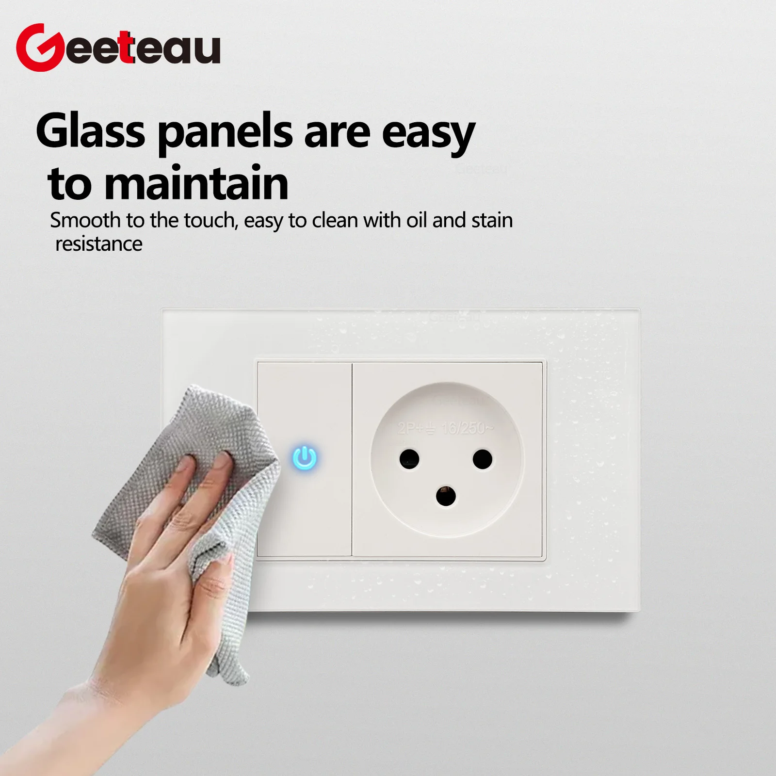 Geeteau Israel Palestine 16A S - Smart Wall Socket recension och pris