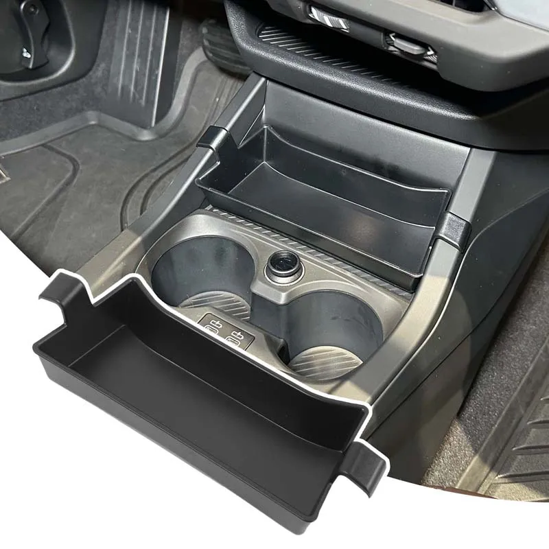 

Для BMW 2 серии F44 2020-2025 ABS черный ящик для хранения центральной консоли автомобиля многофункциональный ящик для хранения аксессуары для салона автомобиля