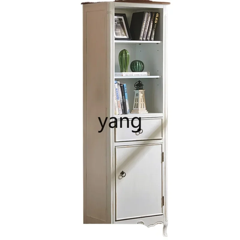 XYY solid wood triangular side cabinet corner rack living room corner cabinet corner locker