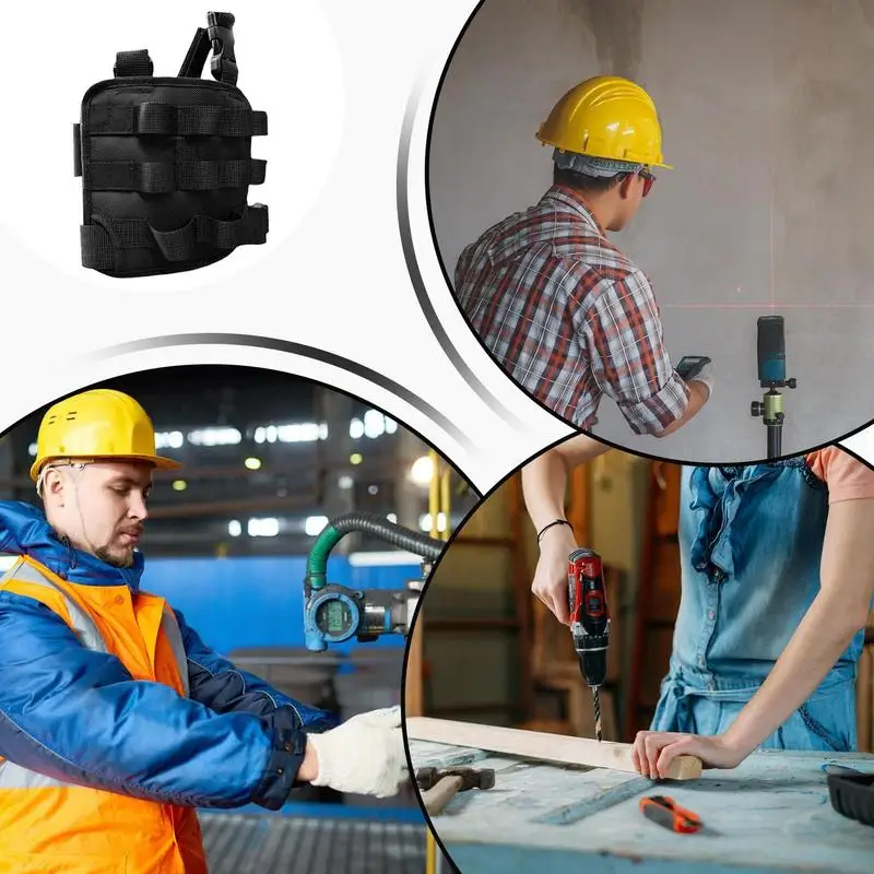 Work Pouch For Men Portable Carpenter Belt Tool Pouch Construction Worker Belt Pouch Electrician Tools Classified Storage Bag