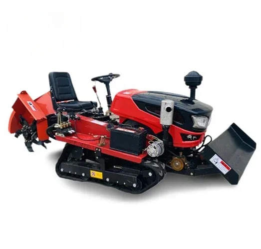 

Small tracked cultivator, small orchard excavator tractor, agricultural machinery equipment 50HP hot selling