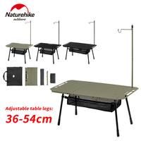 Naturehike Camping Folding Table Aluminum Alloy Outdoor Adjustable Liftable IGT Tactical Picnic Desk